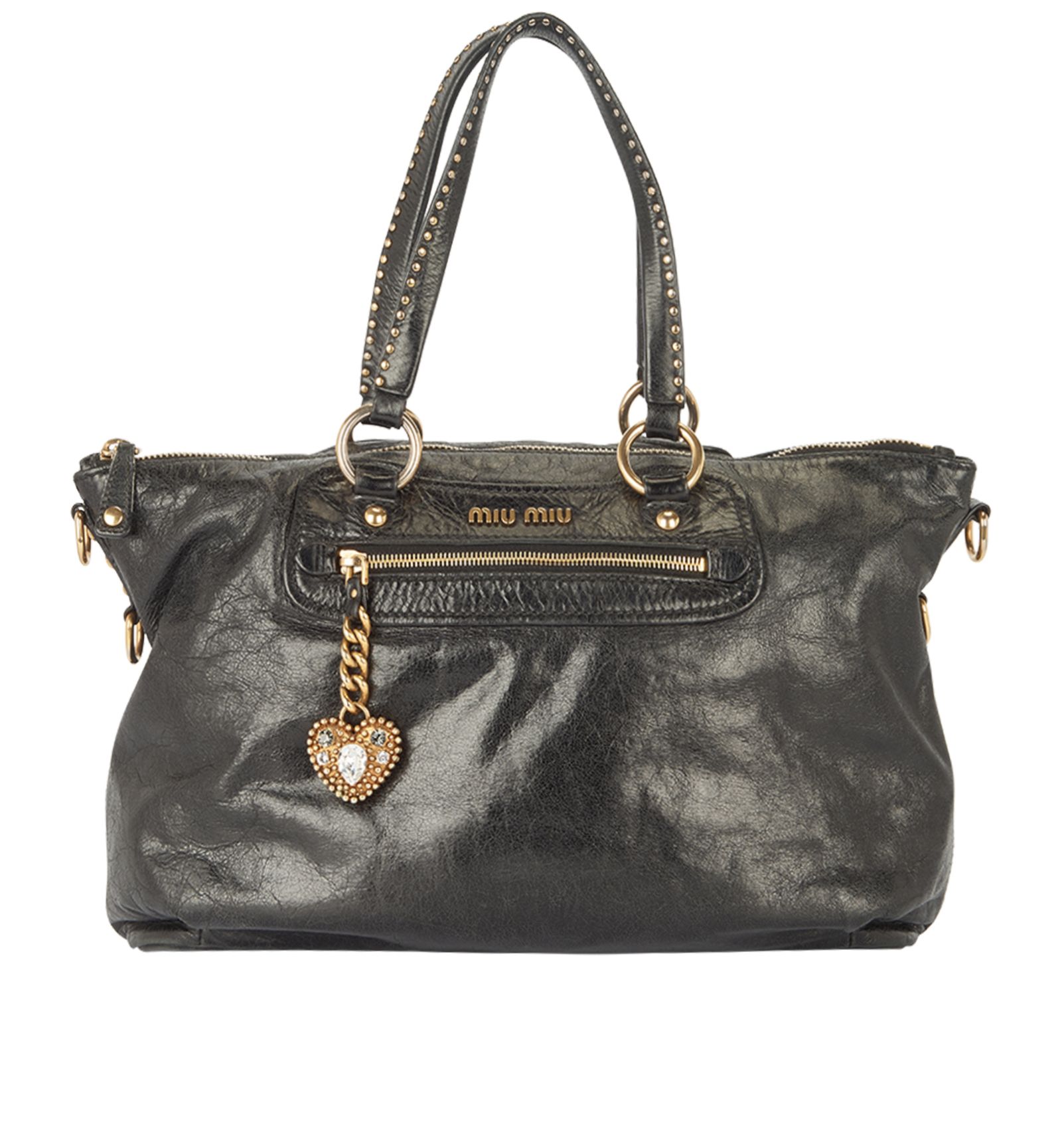 バッグ 00s Miu Miu archive Leather charm bag 00s Miu Miu archive Leather charm bag
